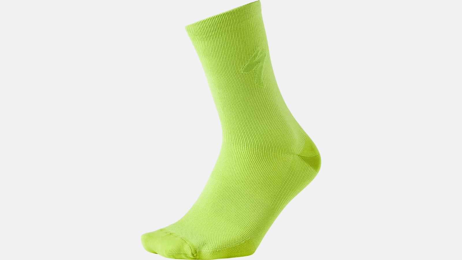 64720-2695-Specialized-Hyprviz Soft Air Reflective Tall Sock-Sock-Peachtree-Bikes-Atlanta