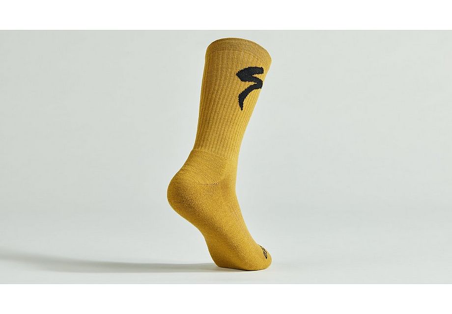 64723-3215-Specialized-Merino Midweight Tall Logo Socks -Sock