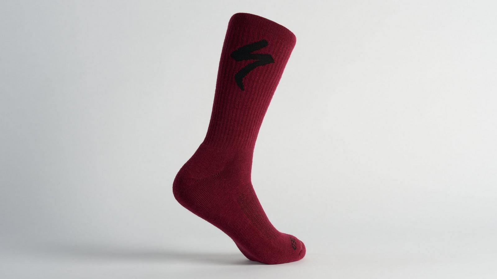 64723-3225-Specialized-Merino Midweight Tall Logo Sock-Sock-Peachtree-Bikes-Atlanta